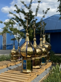 Кровля (купола, булат, кресты на куполе)